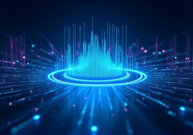 Futuristic AI interface visualizing business automation and workflow efficiency