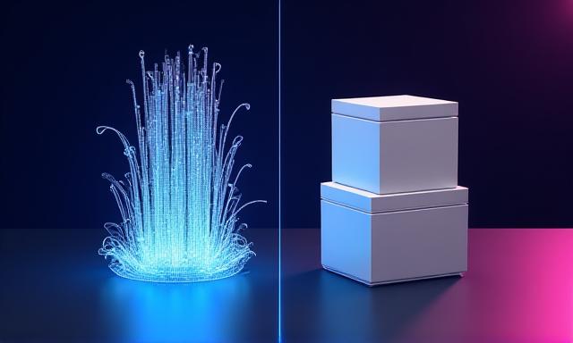 Comparing custom software code and off-the-shelf software boxes