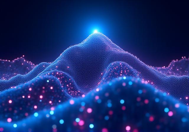 Abstract AI data visualization representing growth and clarity